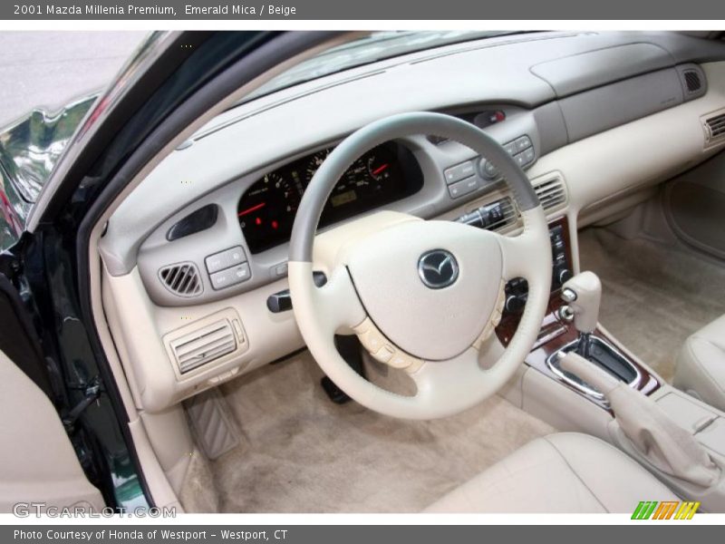Emerald Mica / Beige 2001 Mazda Millenia Premium