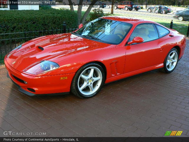Red / Tan 1999 Ferrari 550 Maranello