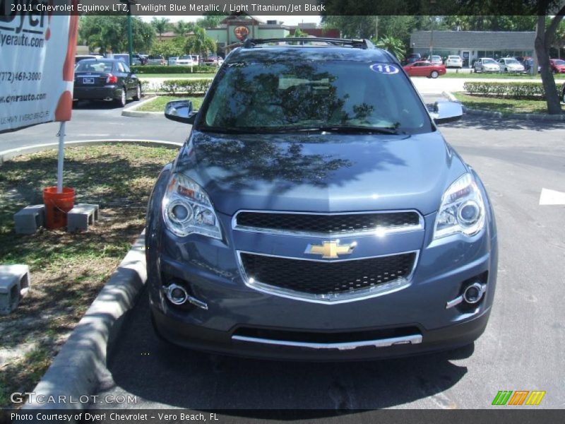 Twilight Blue Metallic / Light Titanium/Jet Black 2011 Chevrolet Equinox LTZ
