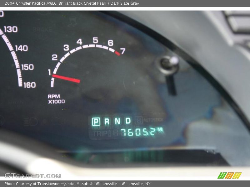 Brilliant Black Crystal Pearl / Dark Slate Gray 2004 Chrysler Pacifica AWD