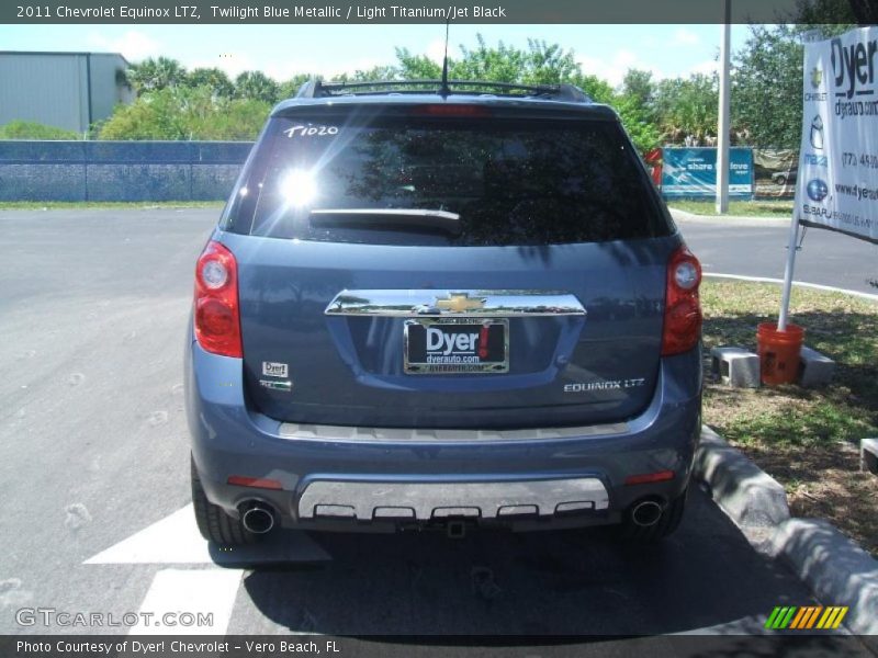 Twilight Blue Metallic / Light Titanium/Jet Black 2011 Chevrolet Equinox LTZ