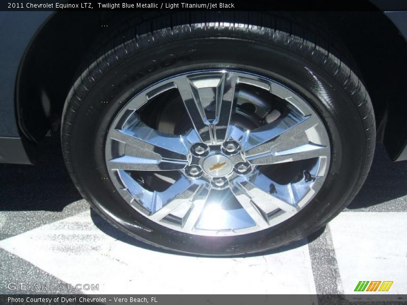 Twilight Blue Metallic / Light Titanium/Jet Black 2011 Chevrolet Equinox LTZ