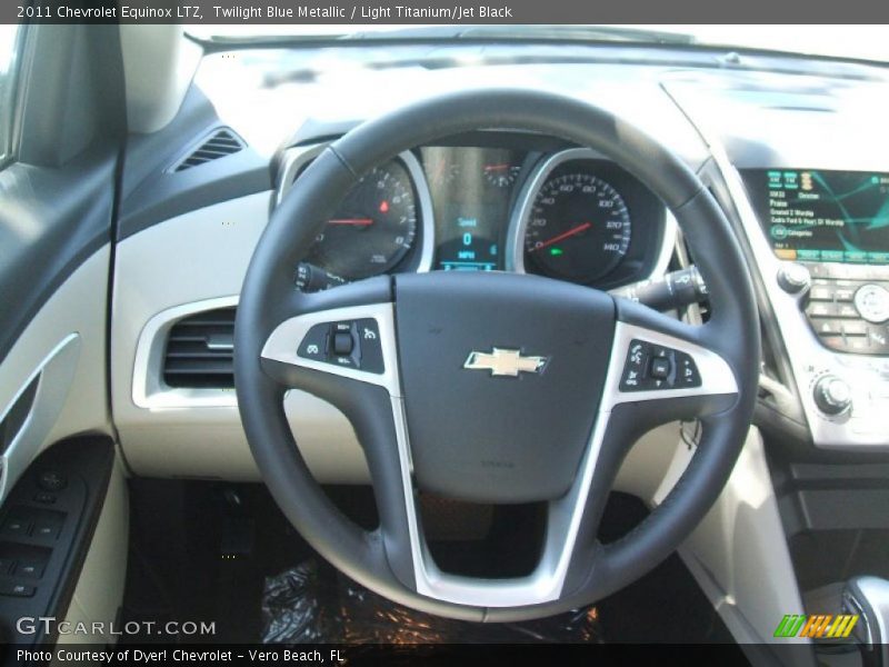 Twilight Blue Metallic / Light Titanium/Jet Black 2011 Chevrolet Equinox LTZ