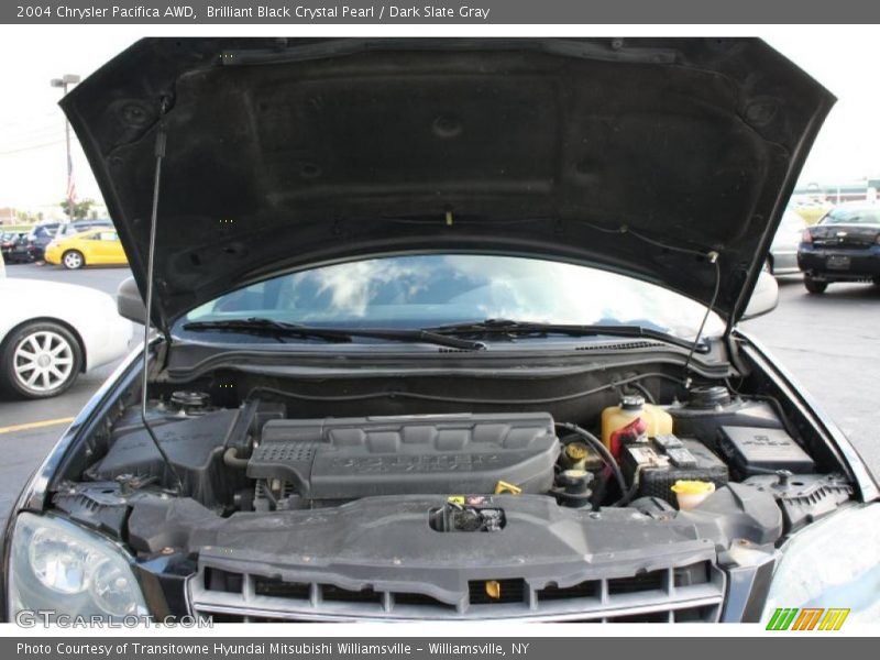 Brilliant Black Crystal Pearl / Dark Slate Gray 2004 Chrysler Pacifica AWD