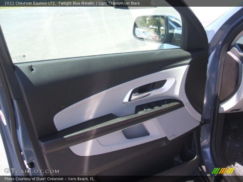 Twilight Blue Metallic / Light Titanium/Jet Black 2011 Chevrolet Equinox LTZ