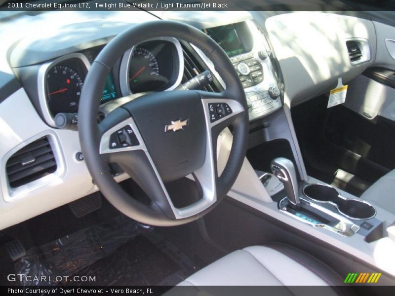 Twilight Blue Metallic / Light Titanium/Jet Black 2011 Chevrolet Equinox LTZ