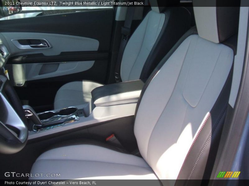 Twilight Blue Metallic / Light Titanium/Jet Black 2011 Chevrolet Equinox LTZ