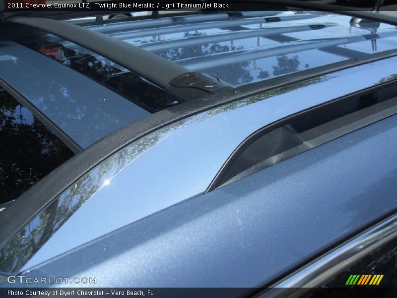 Twilight Blue Metallic / Light Titanium/Jet Black 2011 Chevrolet Equinox LTZ