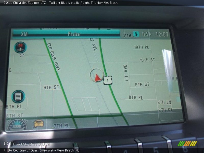 Twilight Blue Metallic / Light Titanium/Jet Black 2011 Chevrolet Equinox LTZ