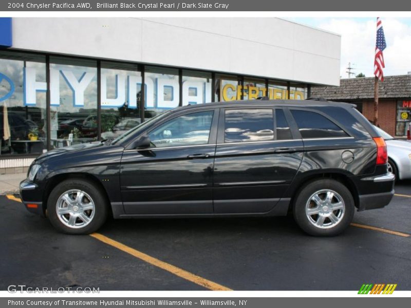 Brilliant Black Crystal Pearl / Dark Slate Gray 2004 Chrysler Pacifica AWD