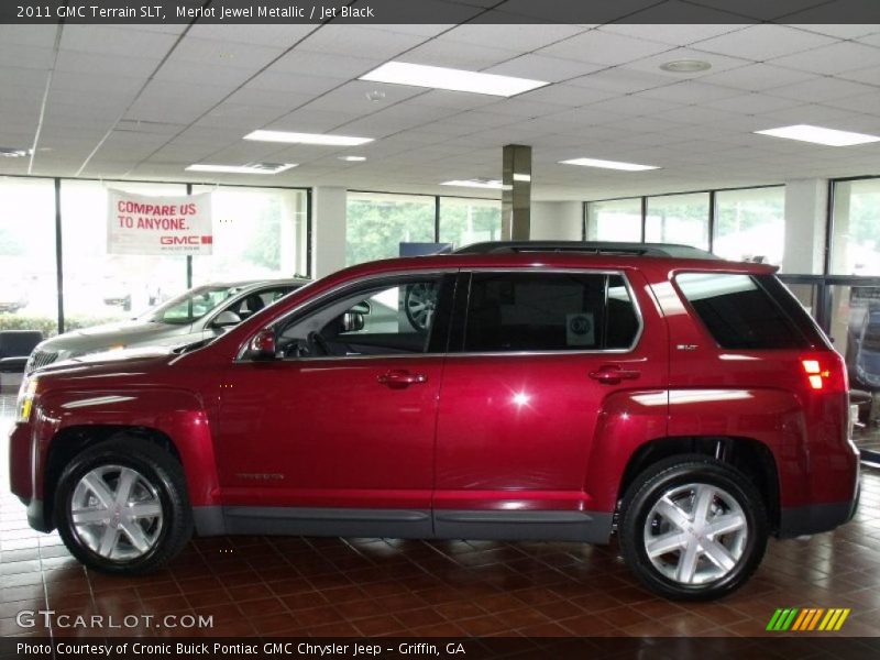 Merlot Jewel Metallic / Jet Black 2011 GMC Terrain SLT