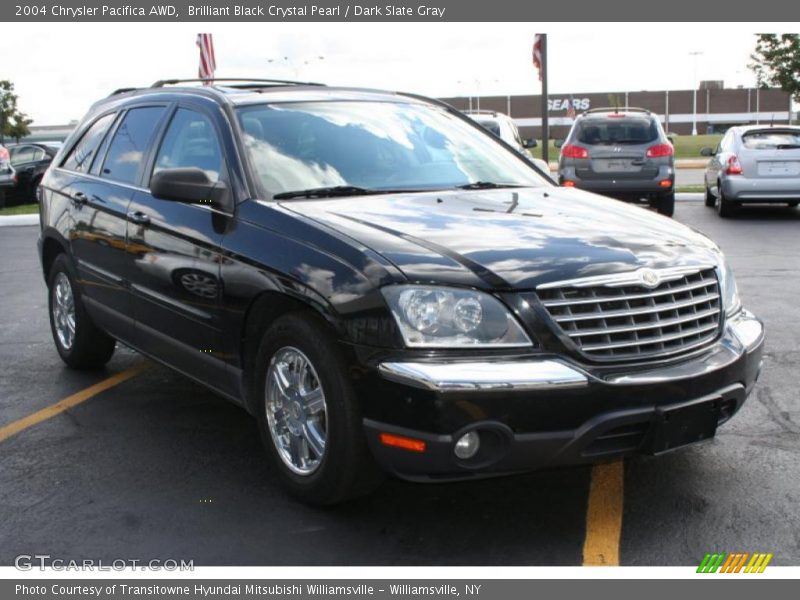 Brilliant Black Crystal Pearl / Dark Slate Gray 2004 Chrysler Pacifica AWD