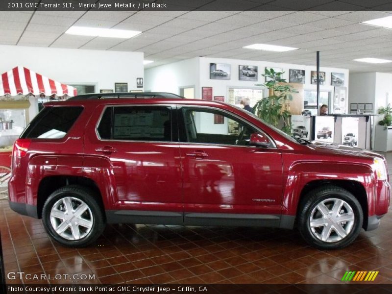 Merlot Jewel Metallic / Jet Black 2011 GMC Terrain SLT