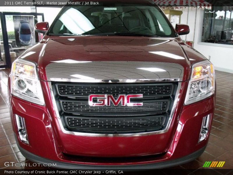 Merlot Jewel Metallic / Jet Black 2011 GMC Terrain SLT