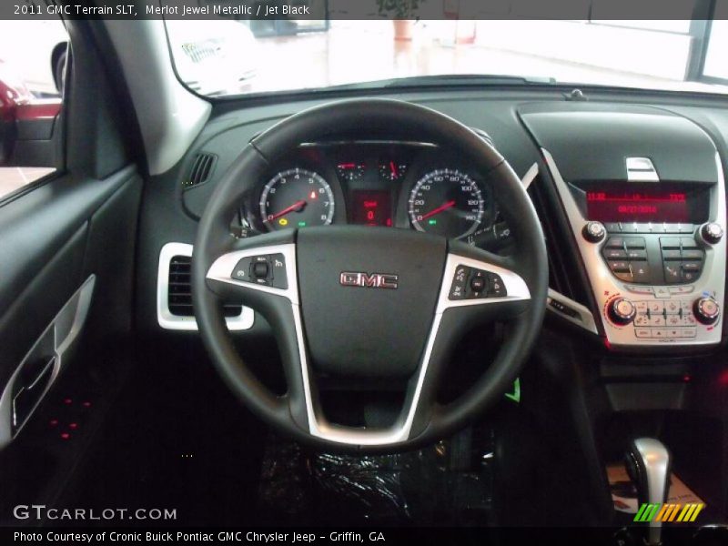 Merlot Jewel Metallic / Jet Black 2011 GMC Terrain SLT