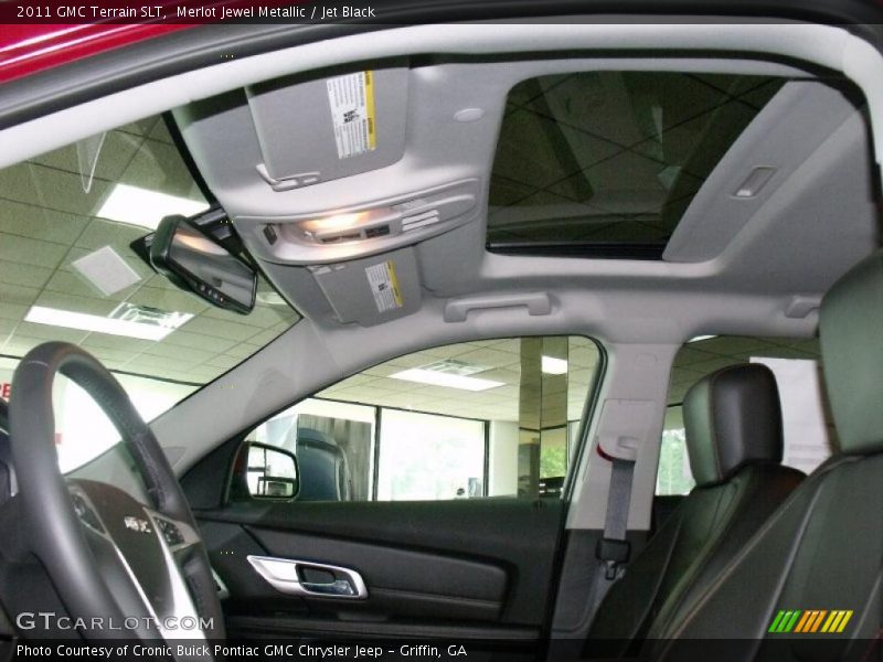 Merlot Jewel Metallic / Jet Black 2011 GMC Terrain SLT
