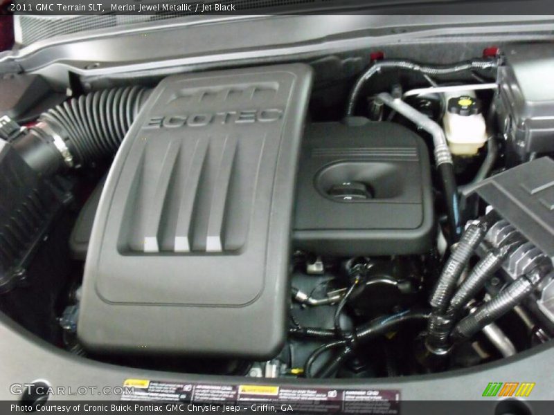 Merlot Jewel Metallic / Jet Black 2011 GMC Terrain SLT