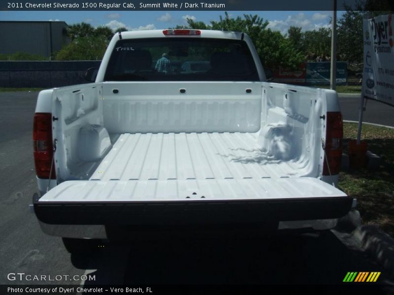 Summit White / Dark Titanium 2011 Chevrolet Silverado 1500 Regular Cab