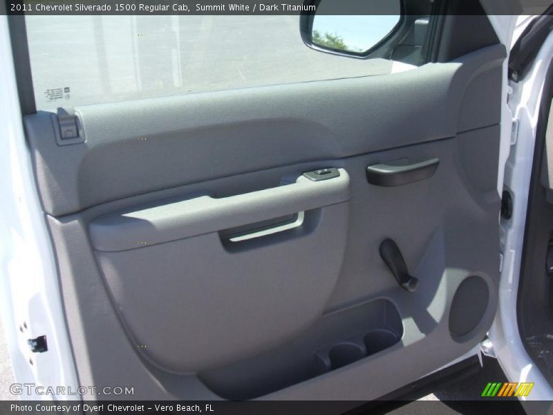 Summit White / Dark Titanium 2011 Chevrolet Silverado 1500 Regular Cab
