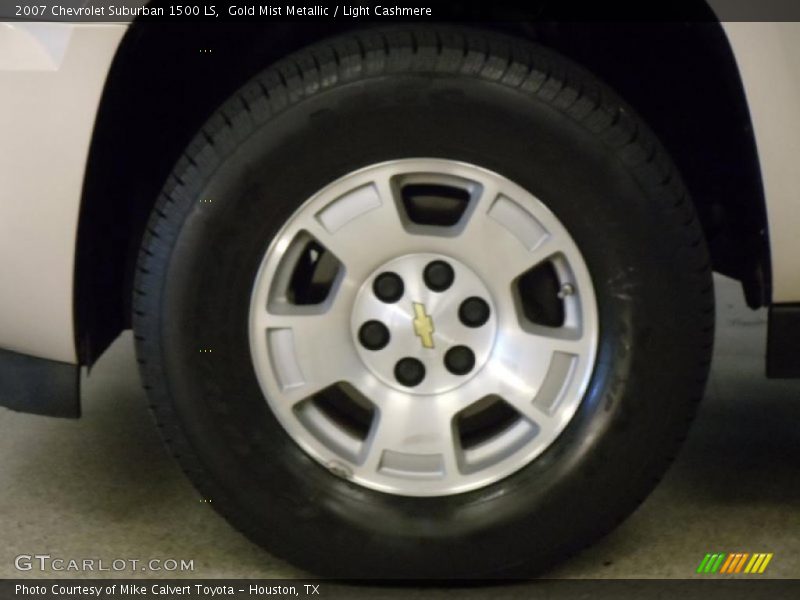 Gold Mist Metallic / Light Cashmere 2007 Chevrolet Suburban 1500 LS