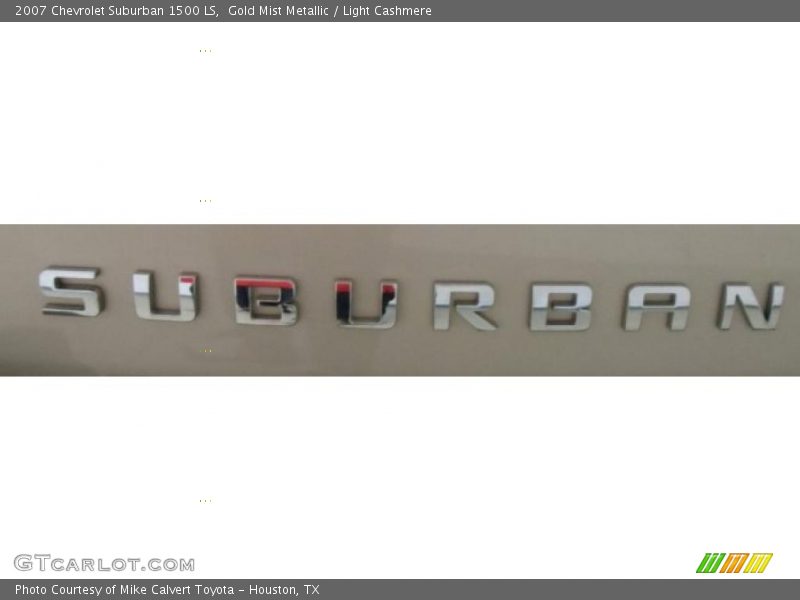 Gold Mist Metallic / Light Cashmere 2007 Chevrolet Suburban 1500 LS