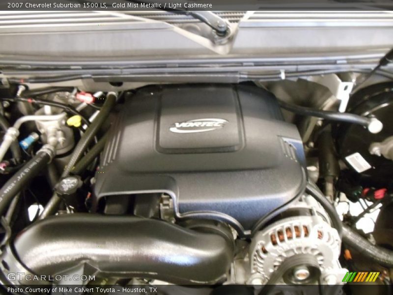 Gold Mist Metallic / Light Cashmere 2007 Chevrolet Suburban 1500 LS