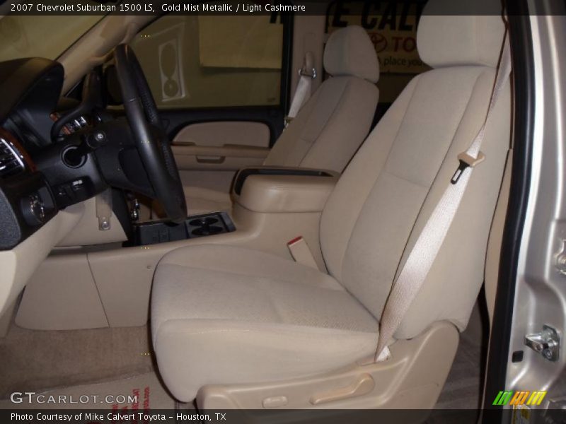 Gold Mist Metallic / Light Cashmere 2007 Chevrolet Suburban 1500 LS
