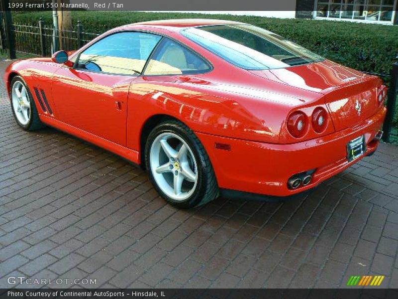 Red / Tan 1999 Ferrari 550 Maranello