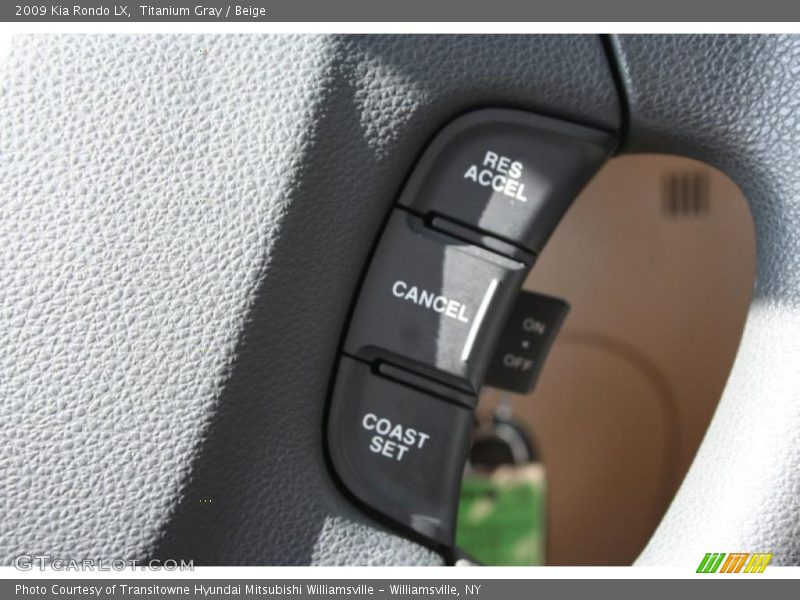Titanium Gray / Beige 2009 Kia Rondo LX