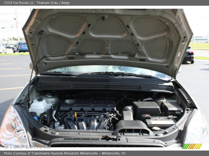 Titanium Gray / Beige 2009 Kia Rondo LX