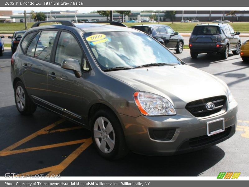 Titanium Gray / Beige 2009 Kia Rondo LX