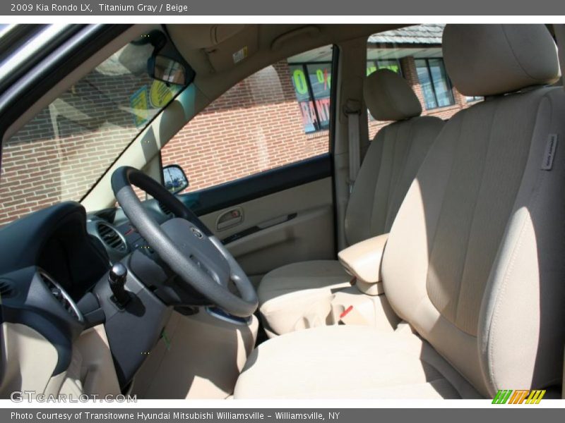 Titanium Gray / Beige 2009 Kia Rondo LX