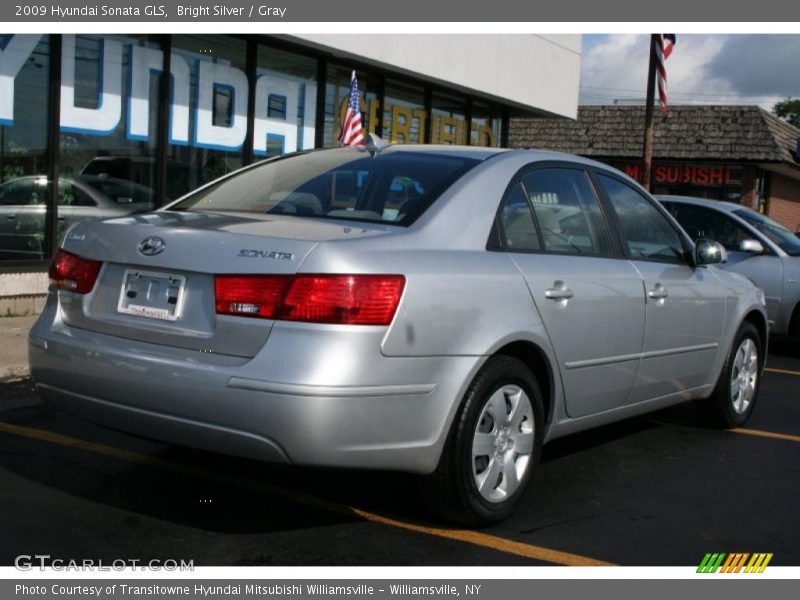 Bright Silver / Gray 2009 Hyundai Sonata GLS