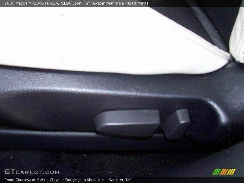 Whitewater Pearl Mica / Black/White 2006 Mazda MAZDA6 MAZDASPEED6 Sport