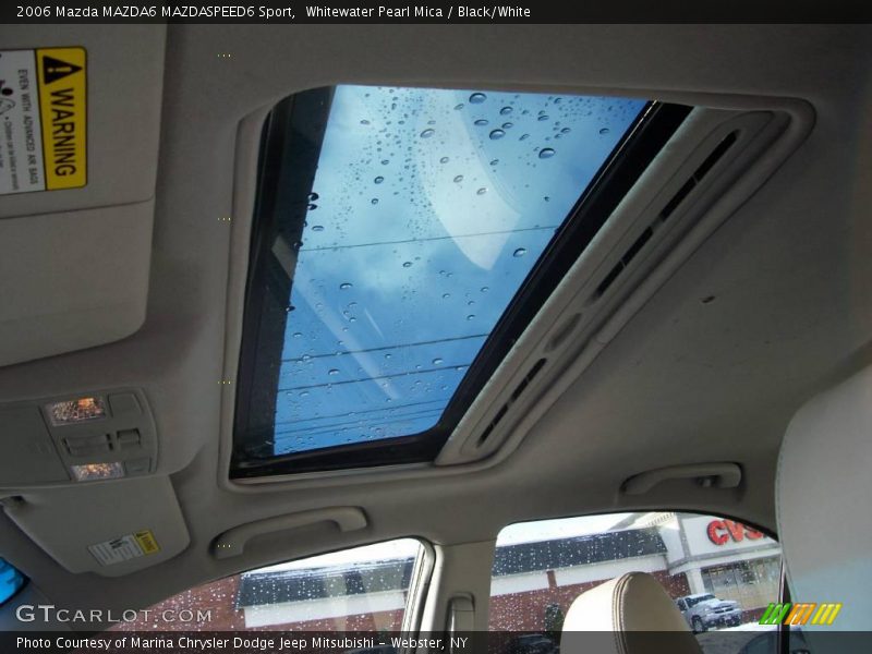 Whitewater Pearl Mica / Black/White 2006 Mazda MAZDA6 MAZDASPEED6 Sport