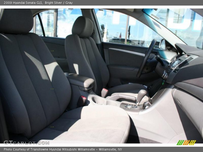 Bright Silver / Gray 2009 Hyundai Sonata GLS