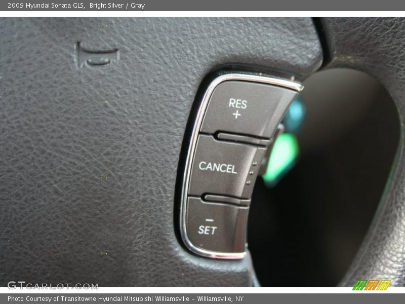Bright Silver / Gray 2009 Hyundai Sonata GLS