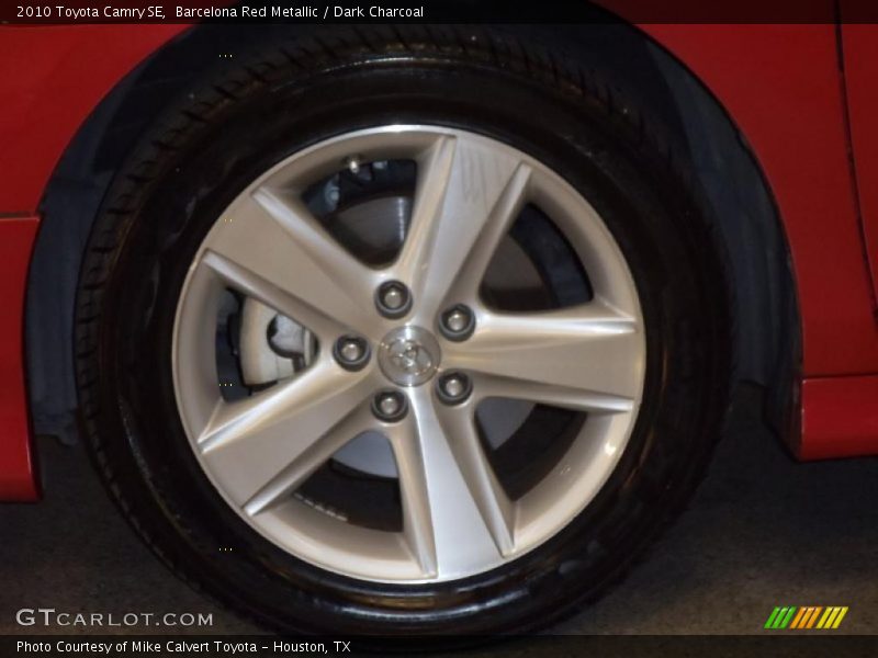 Barcelona Red Metallic / Dark Charcoal 2010 Toyota Camry SE