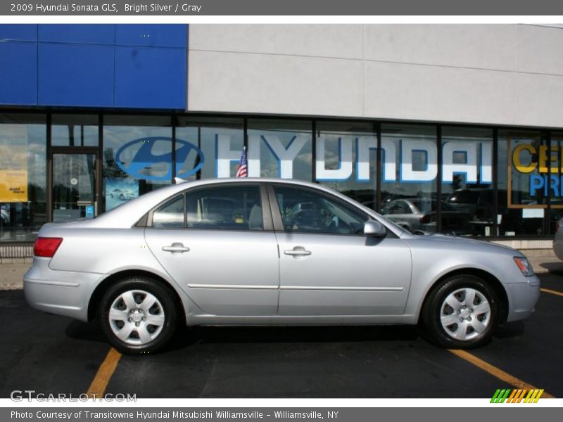 Bright Silver / Gray 2009 Hyundai Sonata GLS