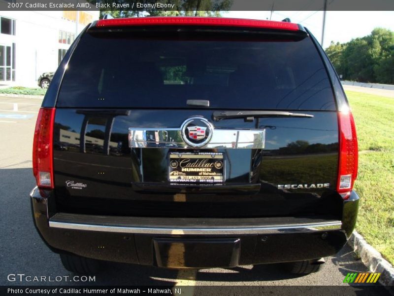 Black Raven / Ebony/Ebony 2007 Cadillac Escalade AWD