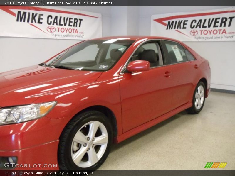 Barcelona Red Metallic / Dark Charcoal 2010 Toyota Camry SE