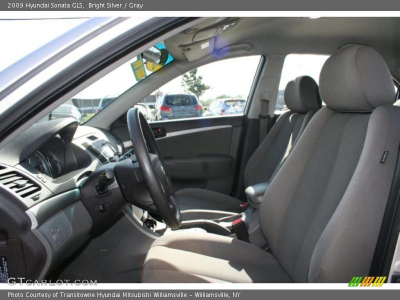 Bright Silver / Gray 2009 Hyundai Sonata GLS