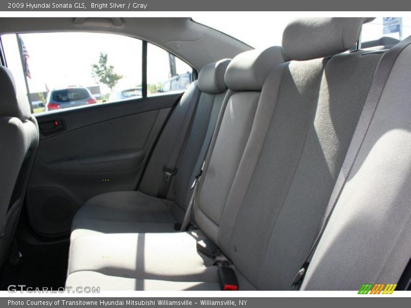 Bright Silver / Gray 2009 Hyundai Sonata GLS