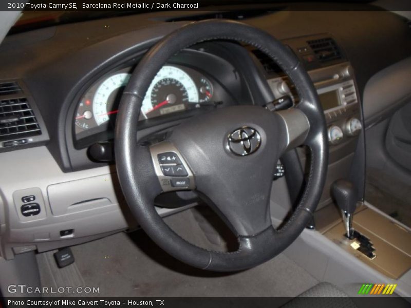 Barcelona Red Metallic / Dark Charcoal 2010 Toyota Camry SE