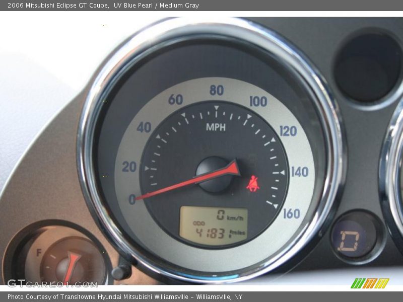 UV Blue Pearl / Medium Gray 2006 Mitsubishi Eclipse GT Coupe