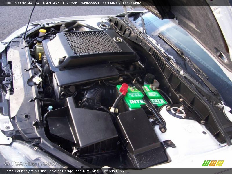 Whitewater Pearl Mica / Black/White 2006 Mazda MAZDA6 MAZDASPEED6 Sport