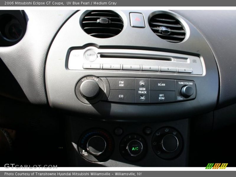 UV Blue Pearl / Medium Gray 2006 Mitsubishi Eclipse GT Coupe