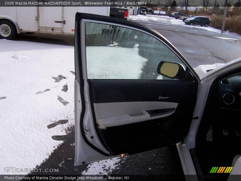 Whitewater Pearl Mica / Black/White 2006 Mazda MAZDA6 MAZDASPEED6 Sport