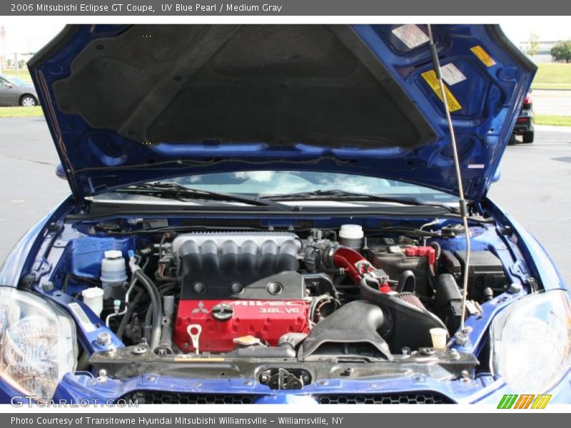 UV Blue Pearl / Medium Gray 2006 Mitsubishi Eclipse GT Coupe