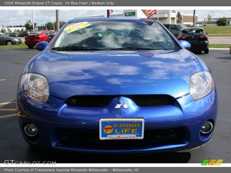UV Blue Pearl / Medium Gray 2006 Mitsubishi Eclipse GT Coupe